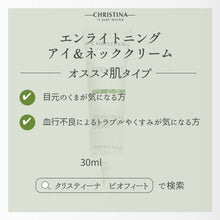 画像をギャラリービューアに読み込む, エンライトニングアイ&ネッククリーム