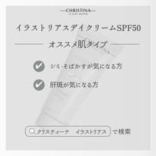 画像をギャラリービューアに読み込む, イラストリアス デイクリームSPF50