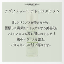 画像をギャラリービューアに読み込む, アブソリュートデトックスセラム
